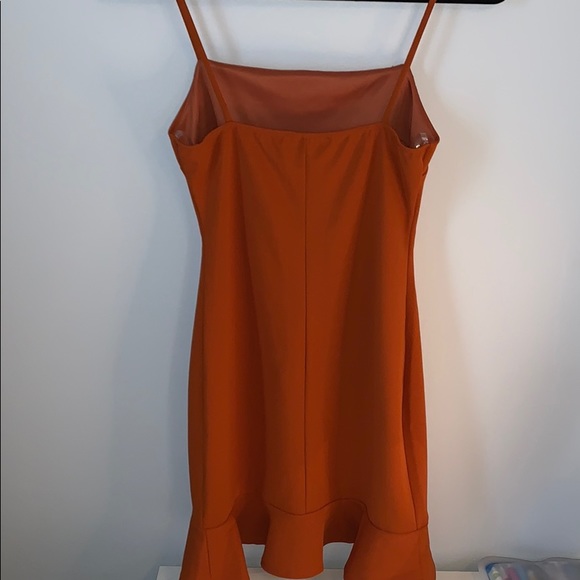 Orange Tight Dress - Picture 2 of 3